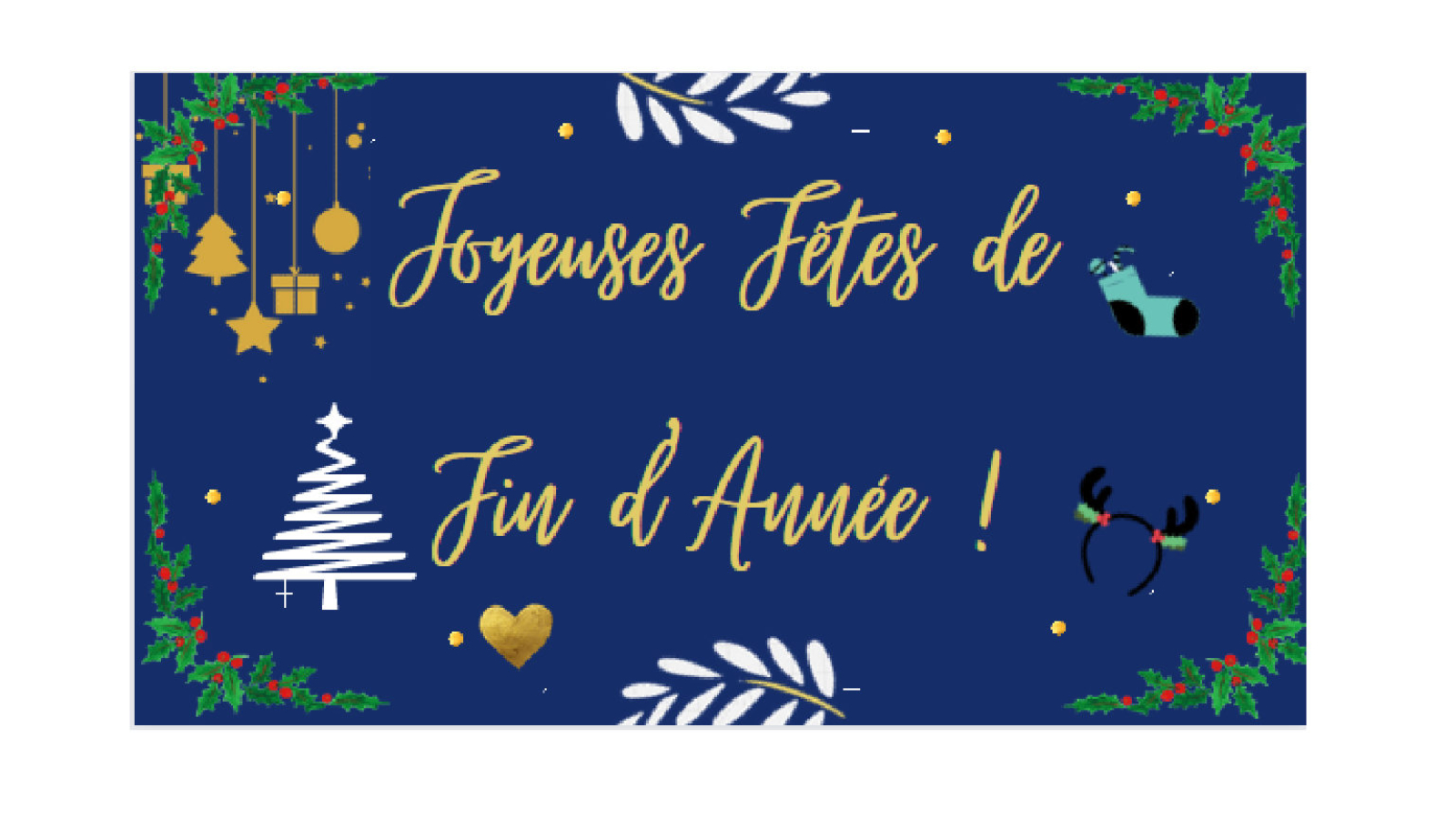DUTRIE SAS VOUS SOUHAITE DE JOYEUSES FETES DE FIN D’ANNEE !