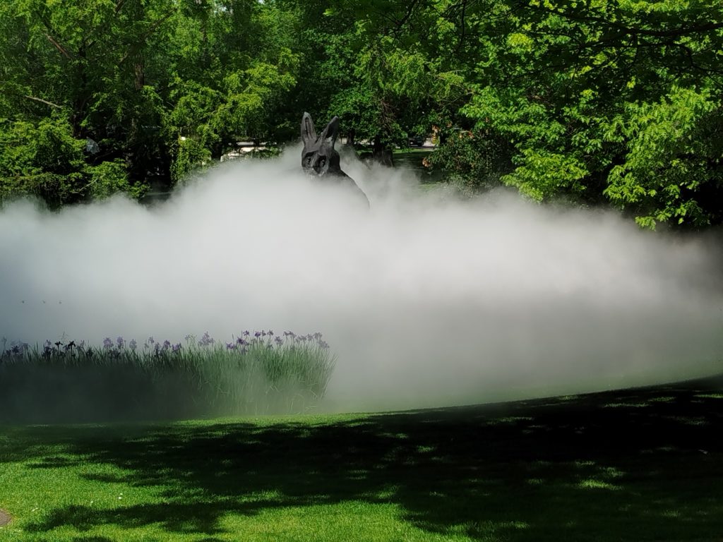 Notre brumisation à la Fondation Beyeler